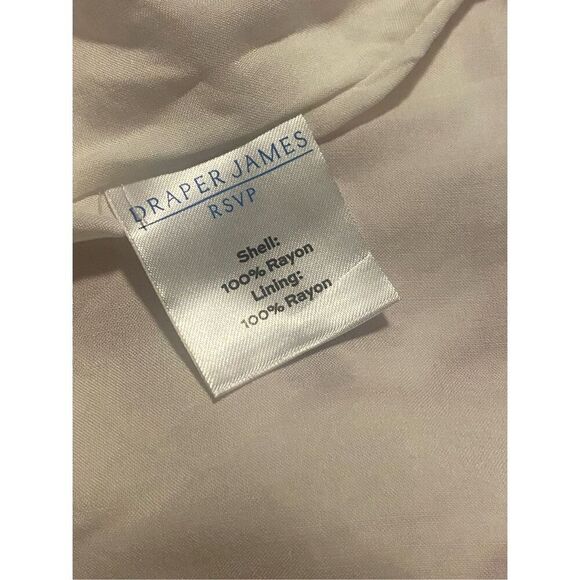 Draper James RSVP Floral Midi Dress Size L White Pink Ruffle Hem Boho Feminine R - Picture 5 of 5